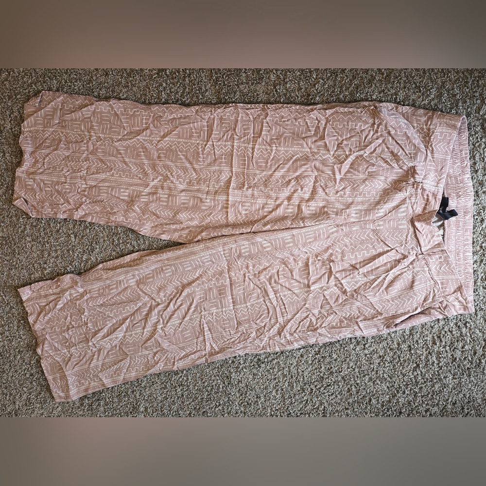 Torrid Pink Wide Leg Pants with Relaxed Fit